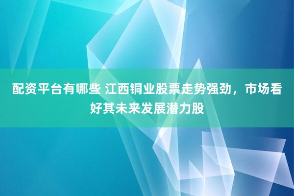 配资平台有哪些 江西铜业股票走势强劲，市场看好其未来发展潜力股